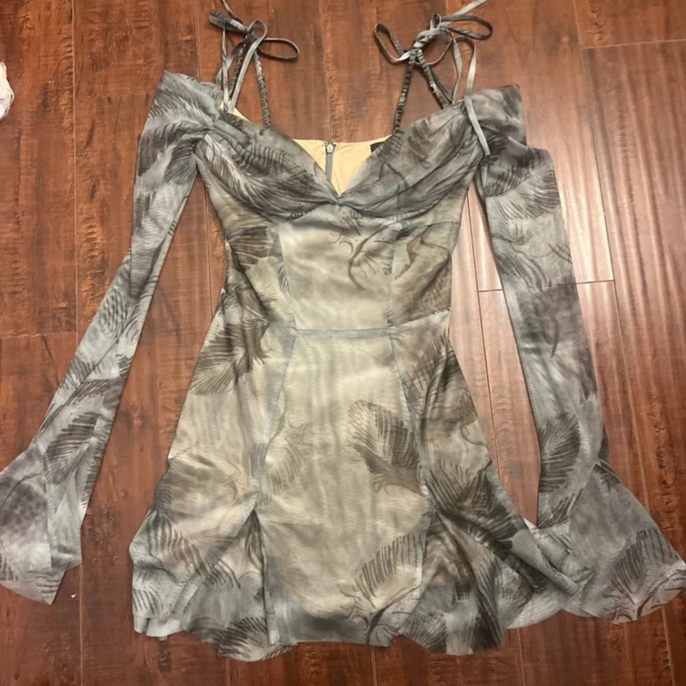 MARINA EERIE Aventurine Dress US 6 Italy 42 UK 10